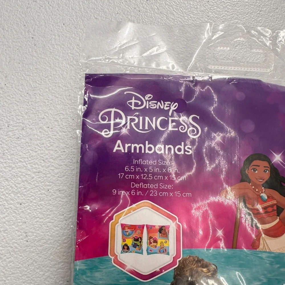 Disney Minnie Mouse Swim Tube & Princess Armbands Set For Ages 3-6‎ Pool Summer